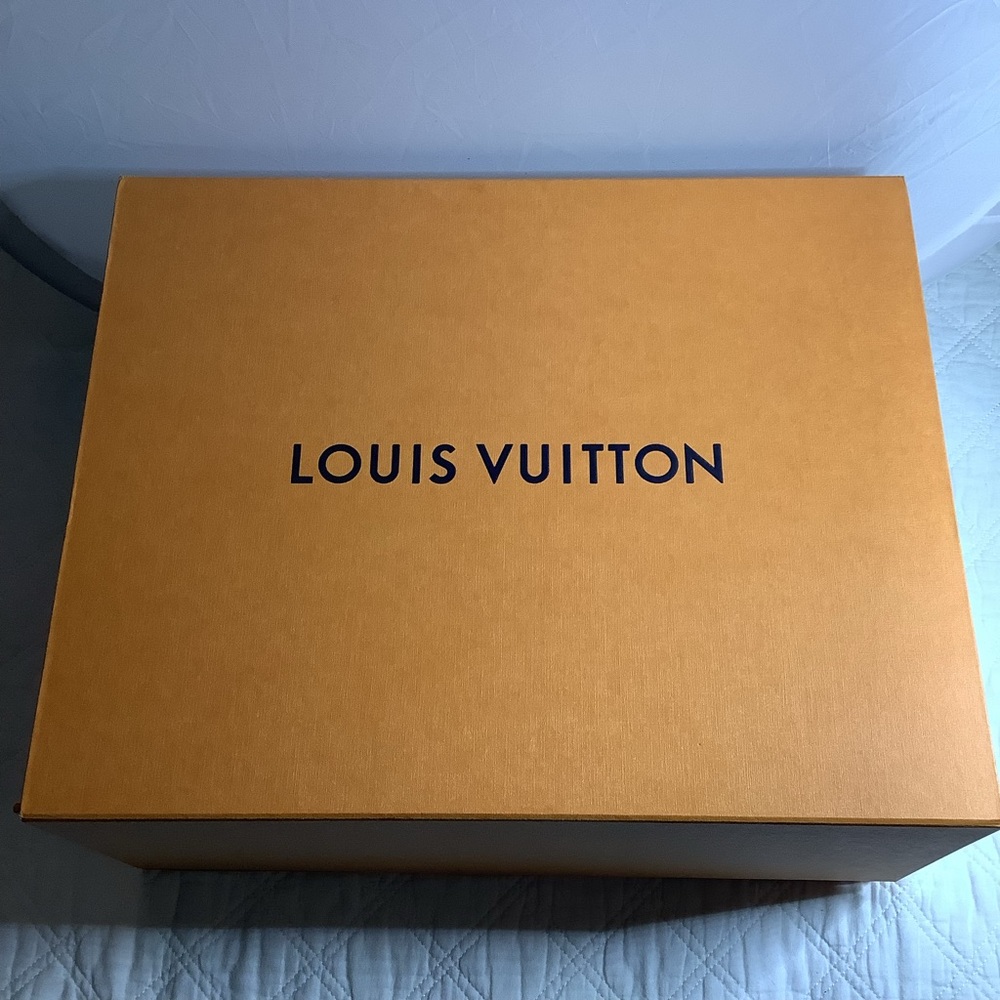Louis Vuitton Large Empty Signature Orange Box